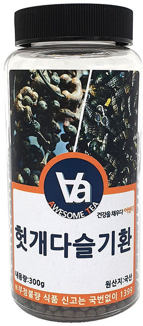 국산 헛개다슬기환, 300g, 1개