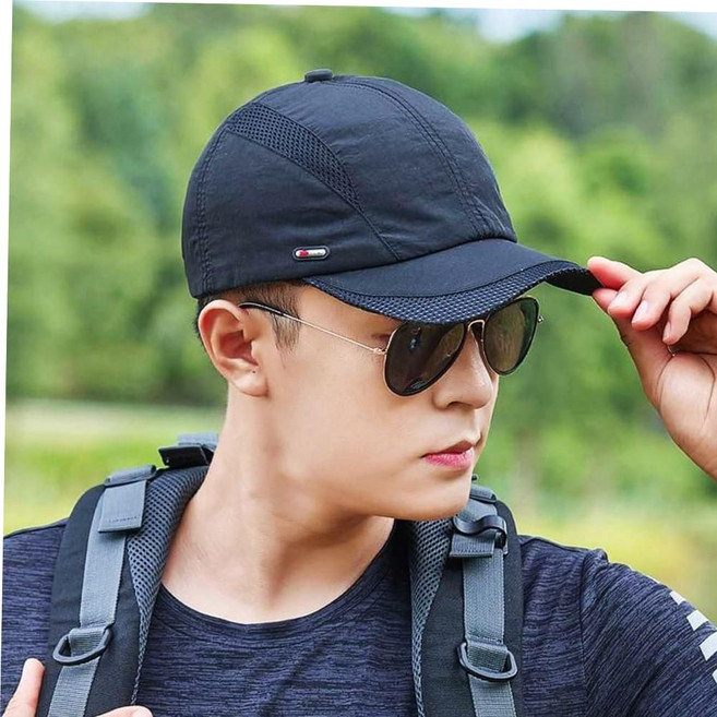 아이더 남성 아웃도어 스포츠 편한 메쉬 모자 OKWFFO9KJ, 네이비