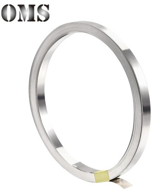 10M 니켈 도금 스트립 리튬 이온 배터리 팩 스폿 용접 연결용 강철 벨트 커넥터, 1)10M 0.1x4, 1개