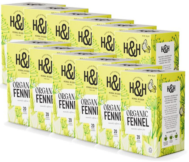 히스앤헤더 펜넬티 티백 카페인프리 Heath & Heather Fennel Tea, 12개