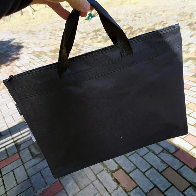 서류가방(블랙) 노트북 패브릭