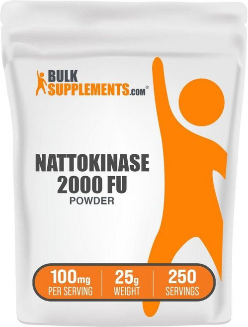 벌크서플리먼트 나토키나제 파우더 2000FU Nattokinase Powder 25g, 1개