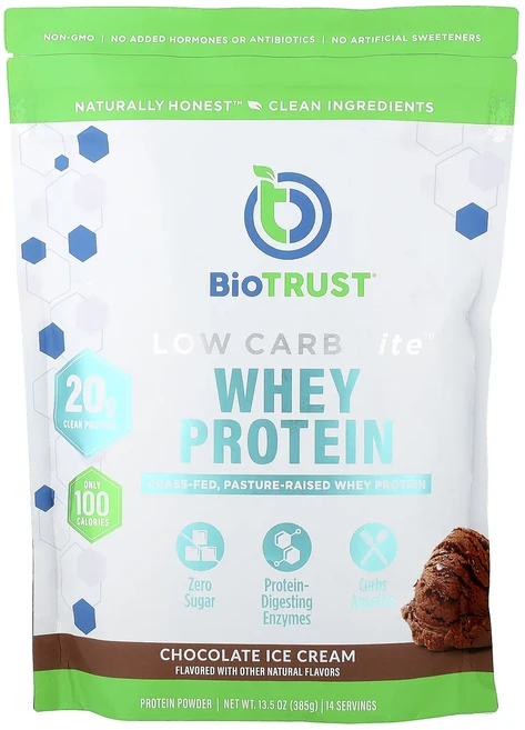 새해 건강을 선물하세요 BioTRUST Low Carb Lite™ 유청 단백질 초콜릿 아이스크림 맛 385g(13.5oz) 특별관리진행, BioTRUSTLowCarbLite유청단백질초콜릿아이스, 385g, 1개 - 쿠팡