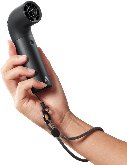 Aecooly 초강력 급속 냉각 휴대용 선풍기 미니 무선 대용량 손선풍기, 블랙, Aero Pro, 1개