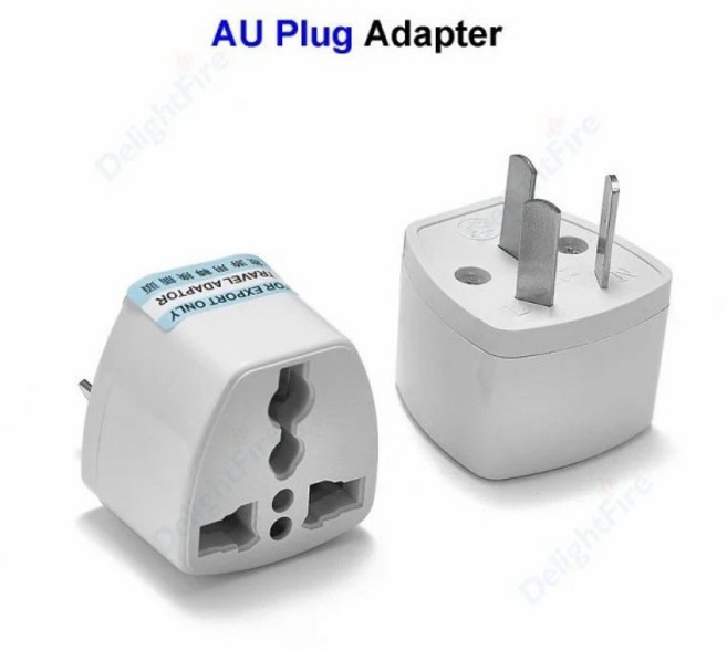 AU 플러그 어댑터 유럽 미국 영국 KR에서 3 핀 호주 여행용 전원 소켓 전기 콘센트 1 개, 01 1 pcs, 01 AU, 1개