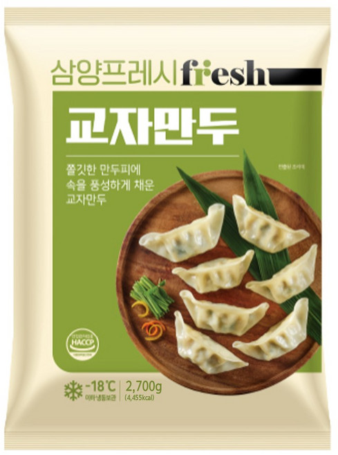 삼양 교자만두, 2.7kg, 1개