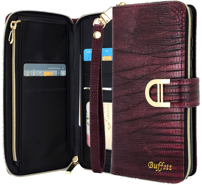 버핏 루시드 지퍼 지갑형 다이어리 휴대폰 케이스