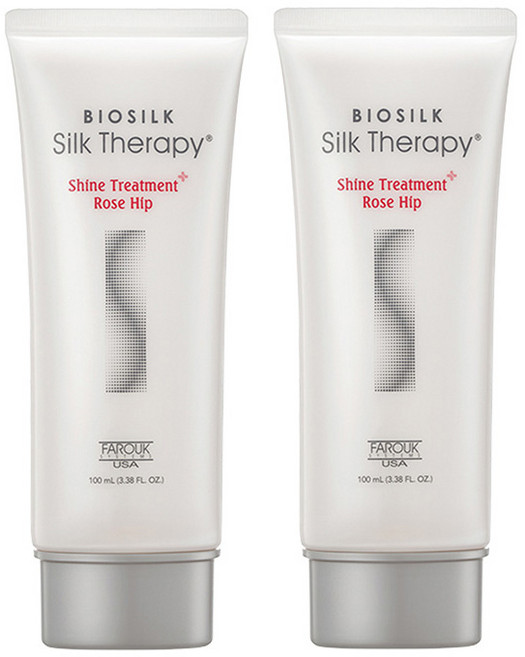 실크테라피 샤인 트리트먼트 플러스 로즈힙, 100ml, 2개