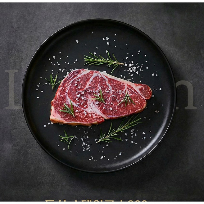 [에이징크래프트] 한우 등심 21일 교차 숙성 스테이크 300g ( 개수 옵션 선택가능), 2개