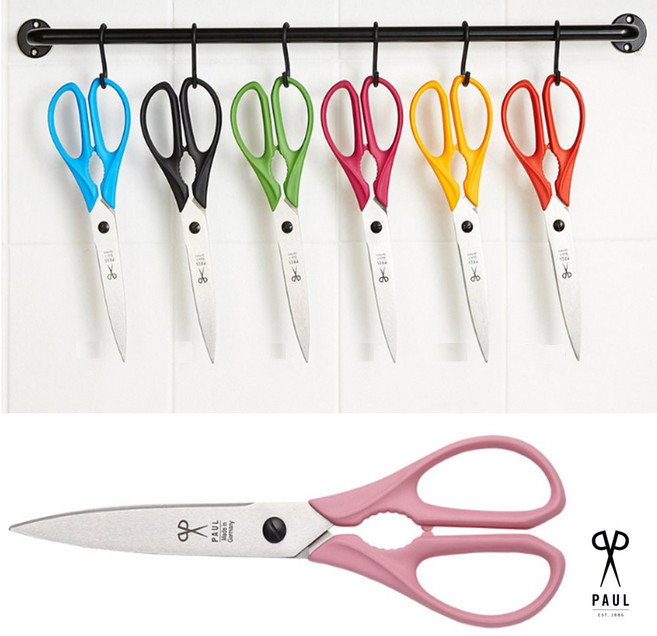 독일 명품 파울 PAUL 주방가위 232mm 89g 핑크가위 부엌가위, 1개, 베이비핑크