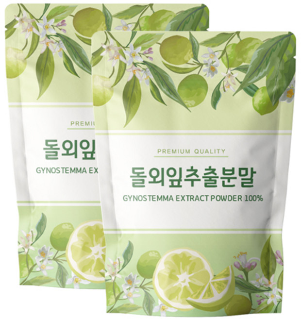 닥터릴리 돌외잎 추출물 분말 가루, 2개, 500g