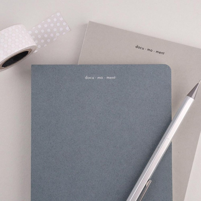 대시앤도트 2026 도큐모먼트 위클리 플래너 만년형 PVC커버형, 1개, 01 스모키 블루