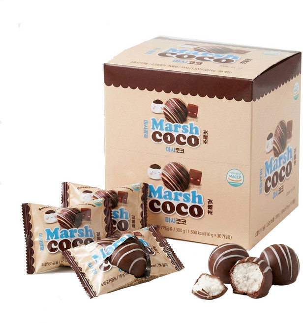 마시멜로초콜릿, 30개, 10g