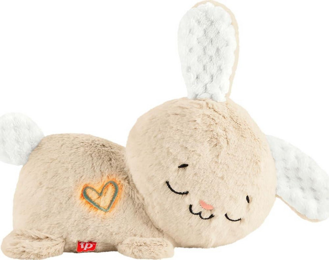정품++ Fisher-Price 피셔프라이스 Baby Sound Machine Soothe & Settle 토끼 휴대용 플러시 음악 조명 및 모션 포함 를 위한