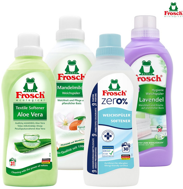 프로쉬 섬유유연제 NEW 혼합 4종, 4개, 750ml