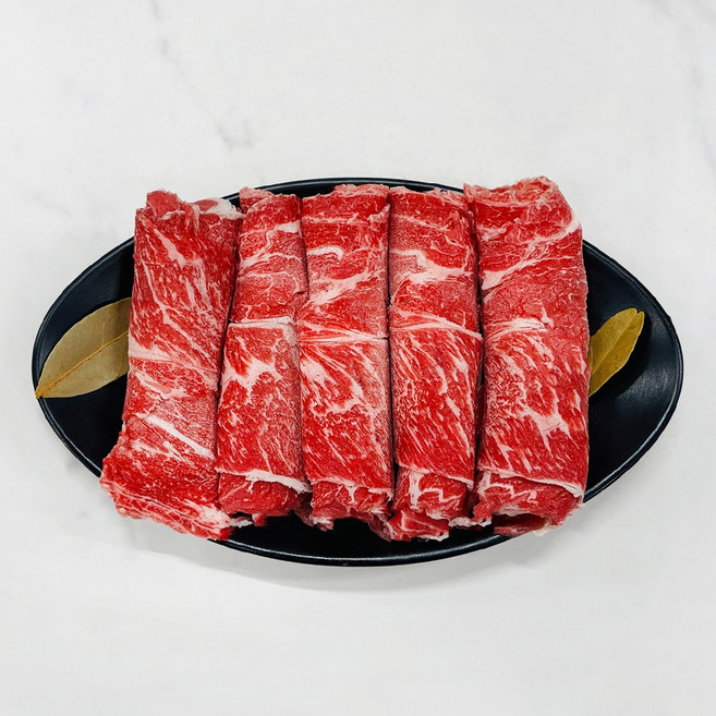 국내산 소고기 대패등심 (냉동) 구이용 불고기용 샤브샤브, 2개, 500g