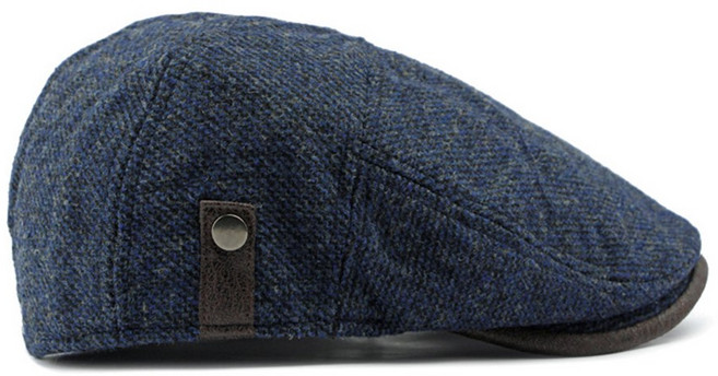 VITALO 캐주얼 시니어 클래식 울 고급 헌팅캡 어르신 도리구찌 중년모자 할아버지모자 중년헌팅캡