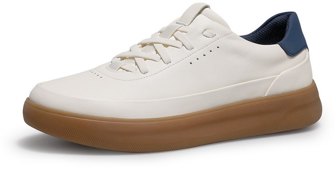 남성용 화이트 슈즈 편안한 캐주얼 슈즈 로우탑 보드 슈즈 통기성