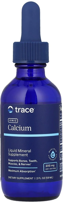 Trace Ionic Calcium 2 fl oz 59 ml, Trace, Ionic Calcium, 2 fl oz, 1개, 59ml - 쿠팡