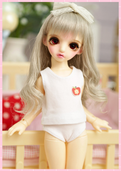 #파올라레이나 32cm ( 화이트나시+팬티 2종 (애플) ) #USD 26cm #30cm 인형 #마구샵 #구체관절인형 #인형옷 #도리스돌, USD 26cm, 1개