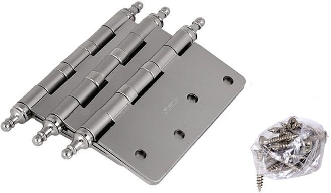 현대정밀 목문형 꼭지경첩 그레이 3p, 1세트