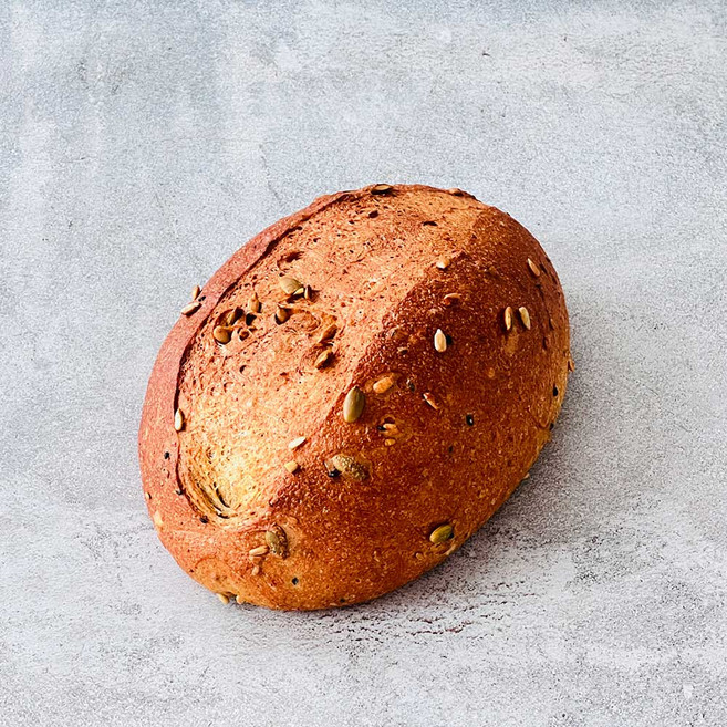 당질 0g 키토 고단백질 깜빠뉴 저탄수화물 프로테인 건강빵 비건빵 저당 간식, 250g, 2개, 대파&멀티 씨드