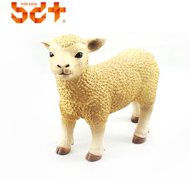 리얼 동물 애니멀 양 소프트재질 감각발달 강아지 베이비 영아교구 12개월 직업놀이 유치원완구 애완펫 3살, 1개