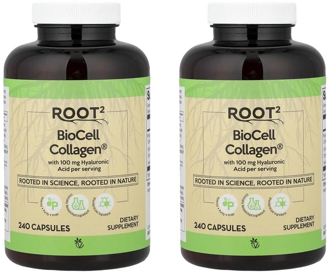 비타코스트 루트2 바이오셀 콜라겐 Vitacost Root2 BioCell Collagen® 240정, 2개 - 쿠팡