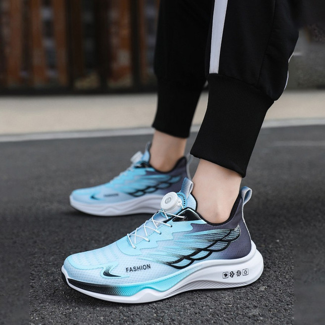 ANYOU 남자 운동화 편안한 다이얼 에어쿠션 런닝화 워킹화 경량 스포츠화