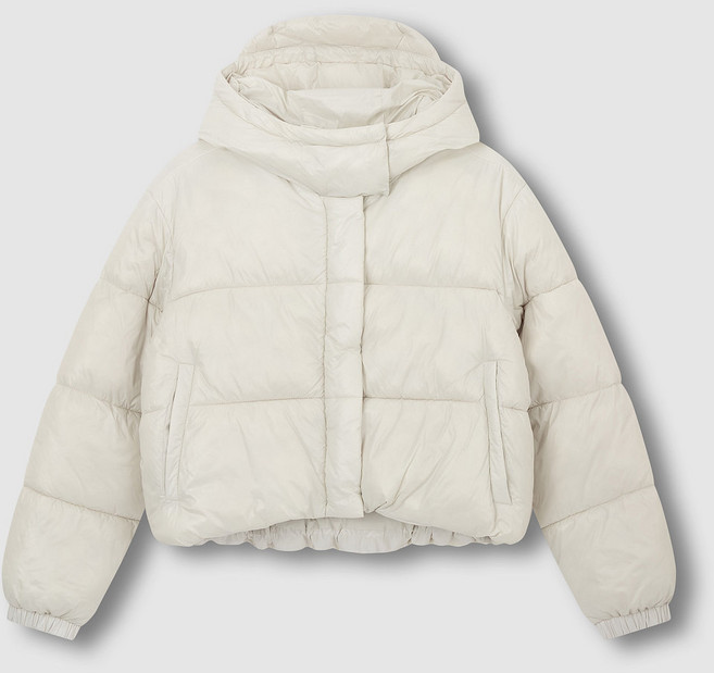 [JAJU/자주] 여 숏 푸퍼 점퍼_크림