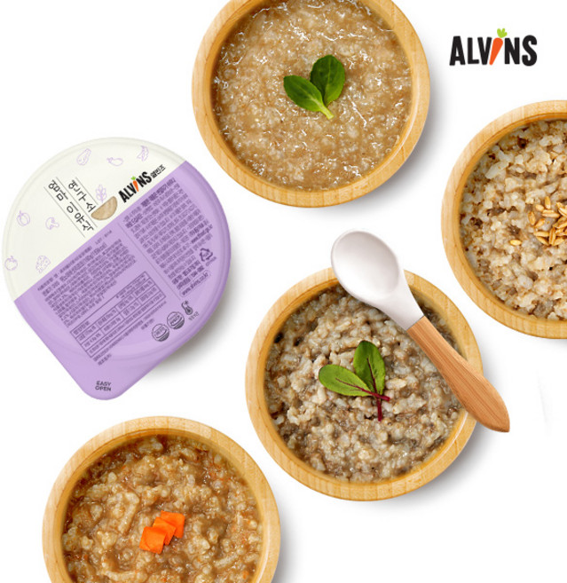 [엘빈즈]한우듬뿍 이유식 중기1(6-7개월) 6팩 세트, 6세트, 180g, 한우듬뿍