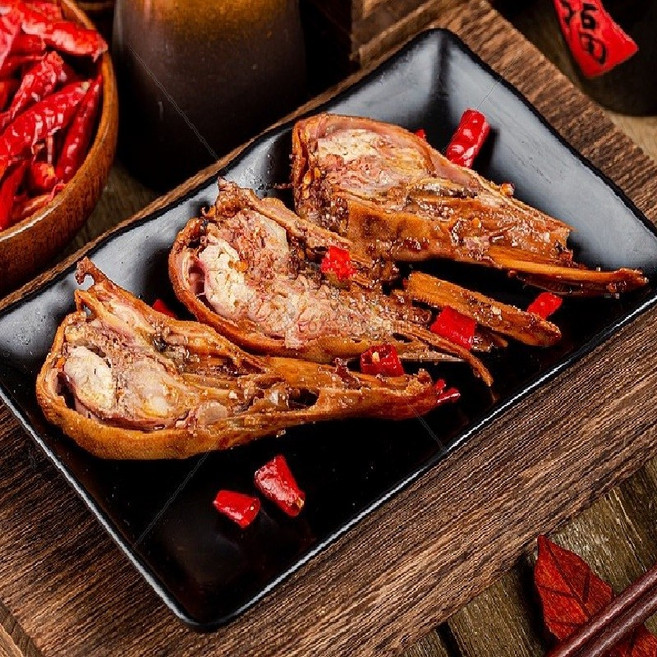 사천 마라오리 머리 목 마라술안주 중국식품, 250g, 1세트, 마라 오리 머리, 순한맛