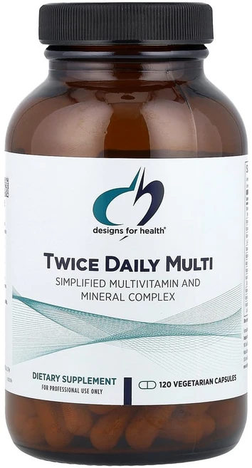 디자인스포헬스 트와이스 데일리 멀티 베지테리안 캡슐, 1개, 120정 - 쿠팡