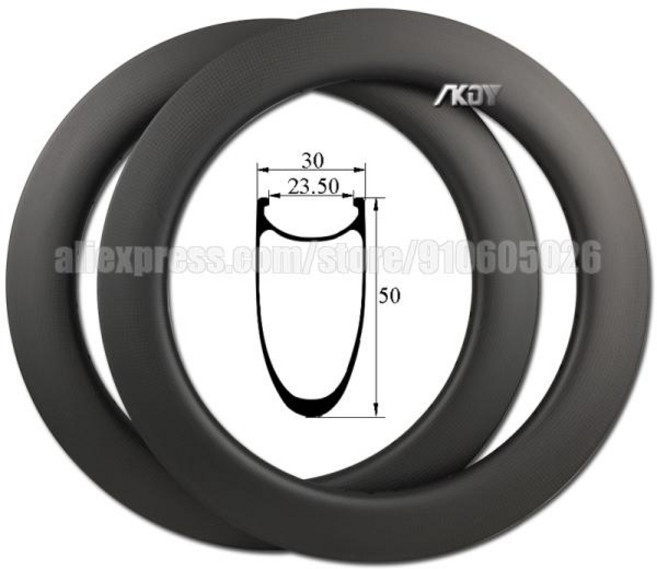 체인링 탄소 섬유 자전거 림 20 인치 20 24 28 32/36 홀 클린처 디스크 브레이크 탄소 BMX 림 20 50mm 깊이 30mm 너비 20 인치 자전거 림, 1개, 6) V Brake 36-36H