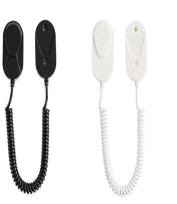 포포샵 분실방지 스프링 줄 리모컨분실방지, 블랙