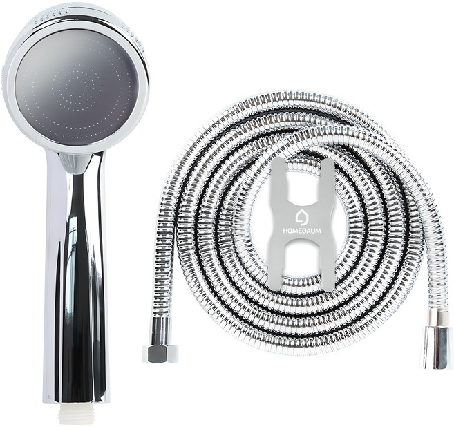 홈다움 폭풍수압 상승 샤워기 헤드 + 샤워호스2m, 1개