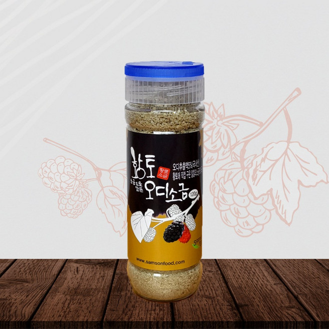 삼손푸드 황토소금으로만든 오디소금120g, 120g, 1개