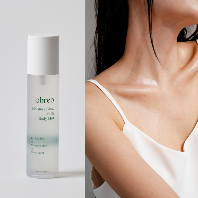 [백화점 입점] 오브리오 보습 광채 미스트 병풀 진정 향좋은 쿨링 바디미스트 스프레이 시트러스 샌달우드향, 1개, 130ml