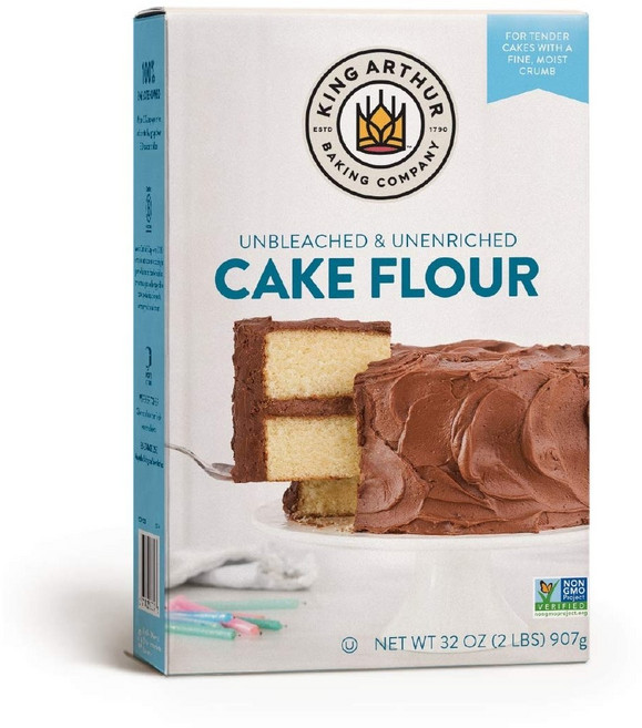 King Arthur Flour 무표백 케이크 밀가루 블렌드, 907g, 1개