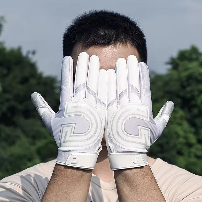 럭비 장갑 미식축구 골키퍼 용품 성인용 포워드 글러브, A. GEMRUN 화이트, 1개