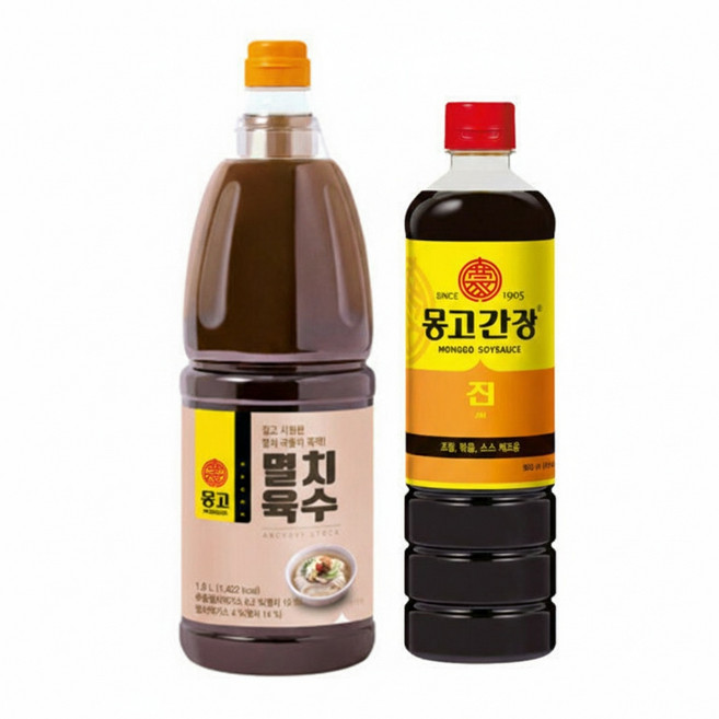 몽고 멸치육수 1.8L +진간장 900ml (증정), 1개