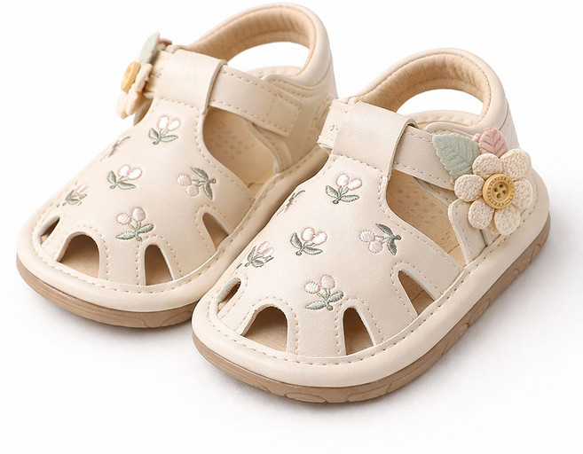 민들레 삑삑이 샌들 보행기 소리나는 걸음마 신발