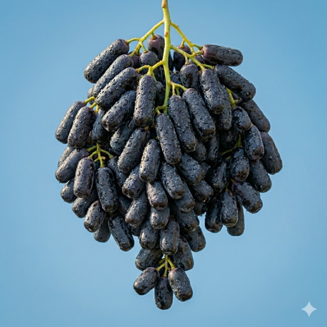 [초초특가]고당도 블랙사파이어포도 가지포도 블랙포도사파이어, 1개, 2kg