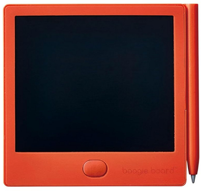 킹짐 부기보드 BB-12 3.9인치 미니 전자 메모패드 포스트잇 사이즈, 오렌지