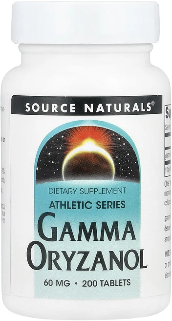 Source Naturals Athletic Series 감마 오리자놀 60mg 200정, SourceNaturalsAthleticSeries감마, 1개 - 쿠팡