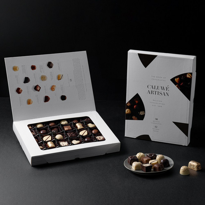 프리미엄 벨기에 초콜릿 칼루위 아티산 초콜릿 북 30P, 1박스, 385g