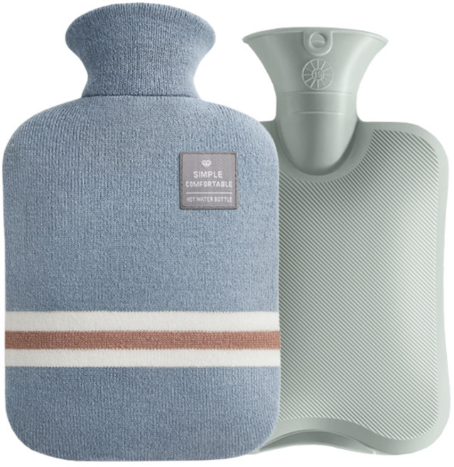 알루이 찜질 핫팩 보온 물주머니 1L 블루, 1개