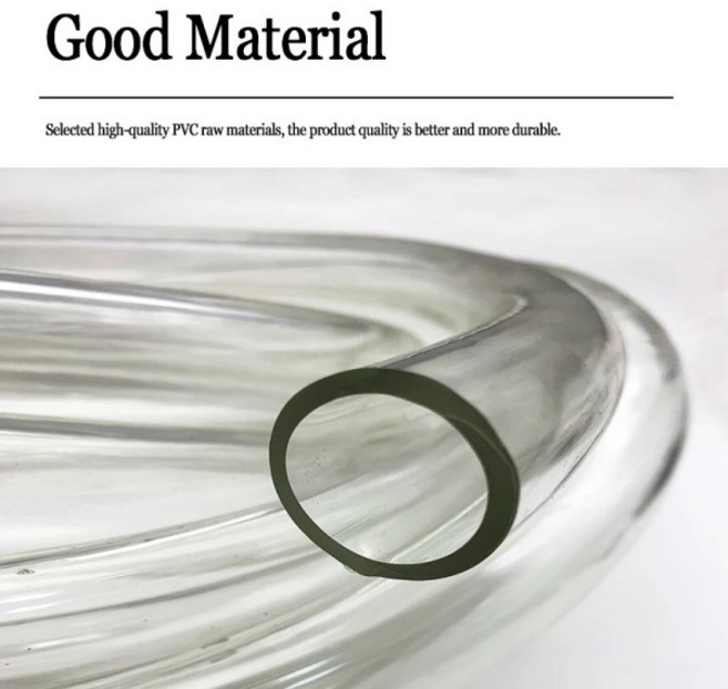투명 PVC 호스 파이프 식품 등급 파이프 고무 튜브 호스 수족관 튜빙 펌프 호스 1/4 m 6mm 8mm 10mm 12mm, 11 OD 9xID 4mm, 02 3M