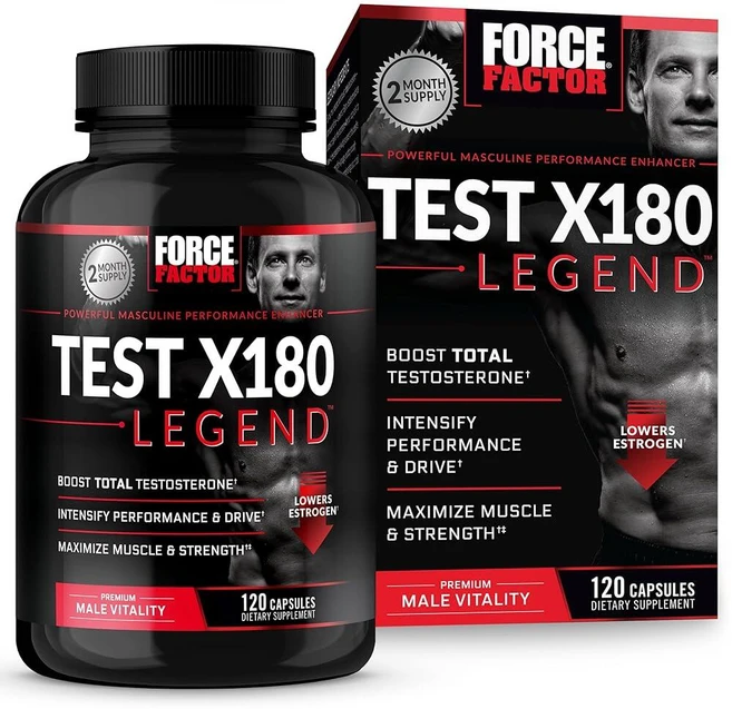 포스팩터 남성용 테스트 X180 레전드 캡슐 120정, 1개 - 쿠팡