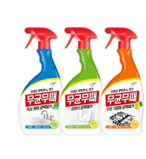 피죤무균무때세정제900ml x 4pk 219030, 주방용 & 곰팡이용, 1개, 900ml